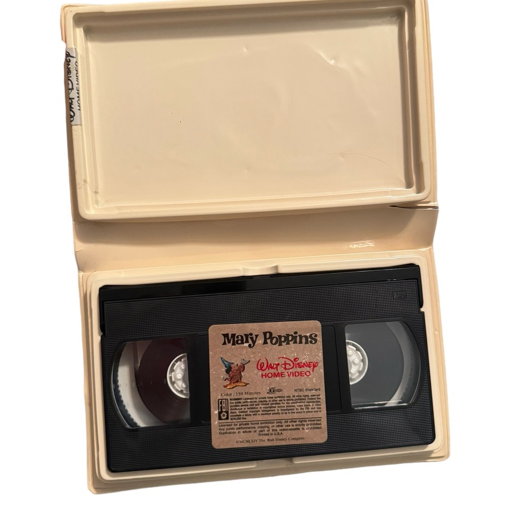 Walt Disney’s Retro/Vintage VHS Tape: “Mary Poppins,” Released in 1964. - Picture 4 of 5